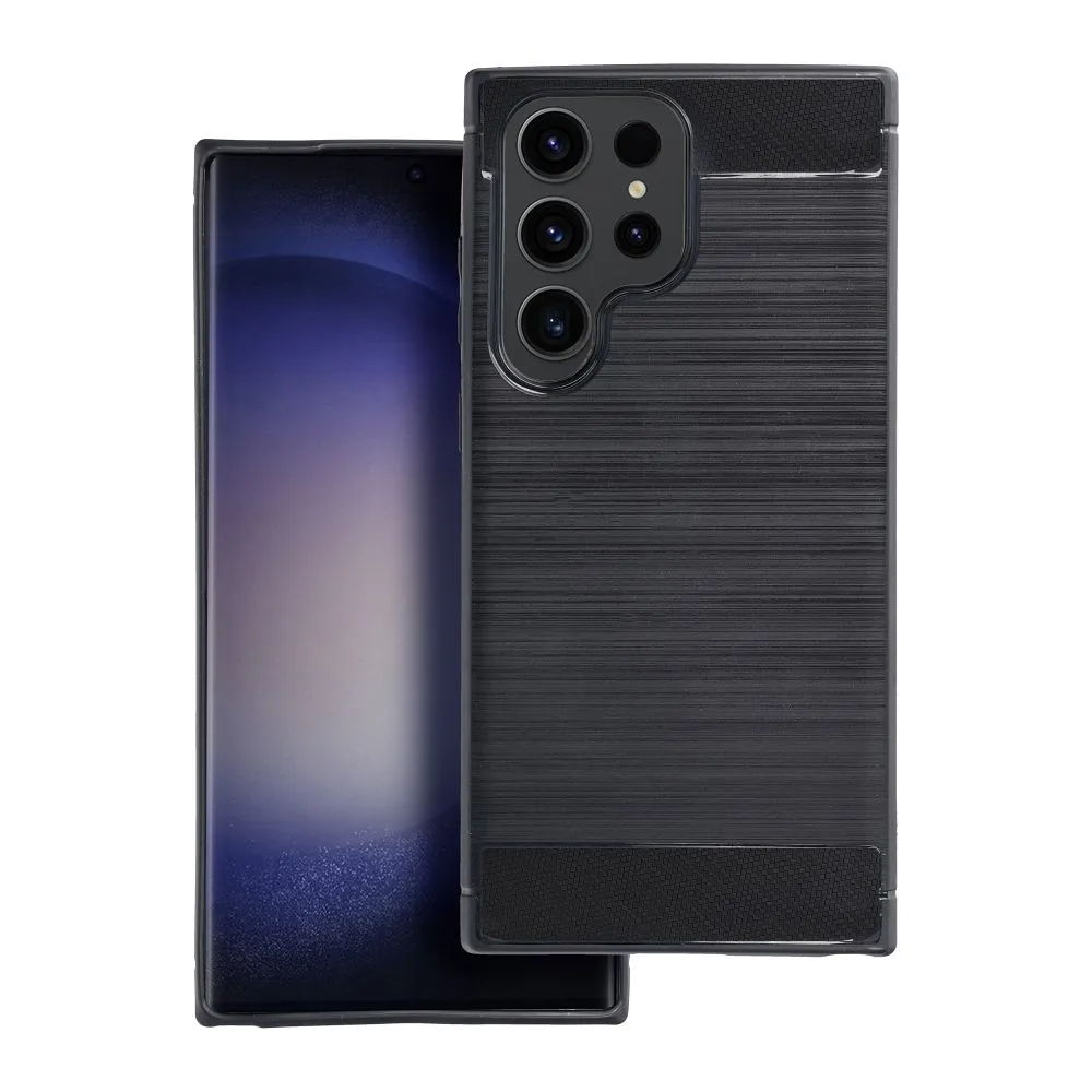 Custodia per Samsung Galaxy S25 Ultra S938, OEM, Carbonio, Nera - immagine 1