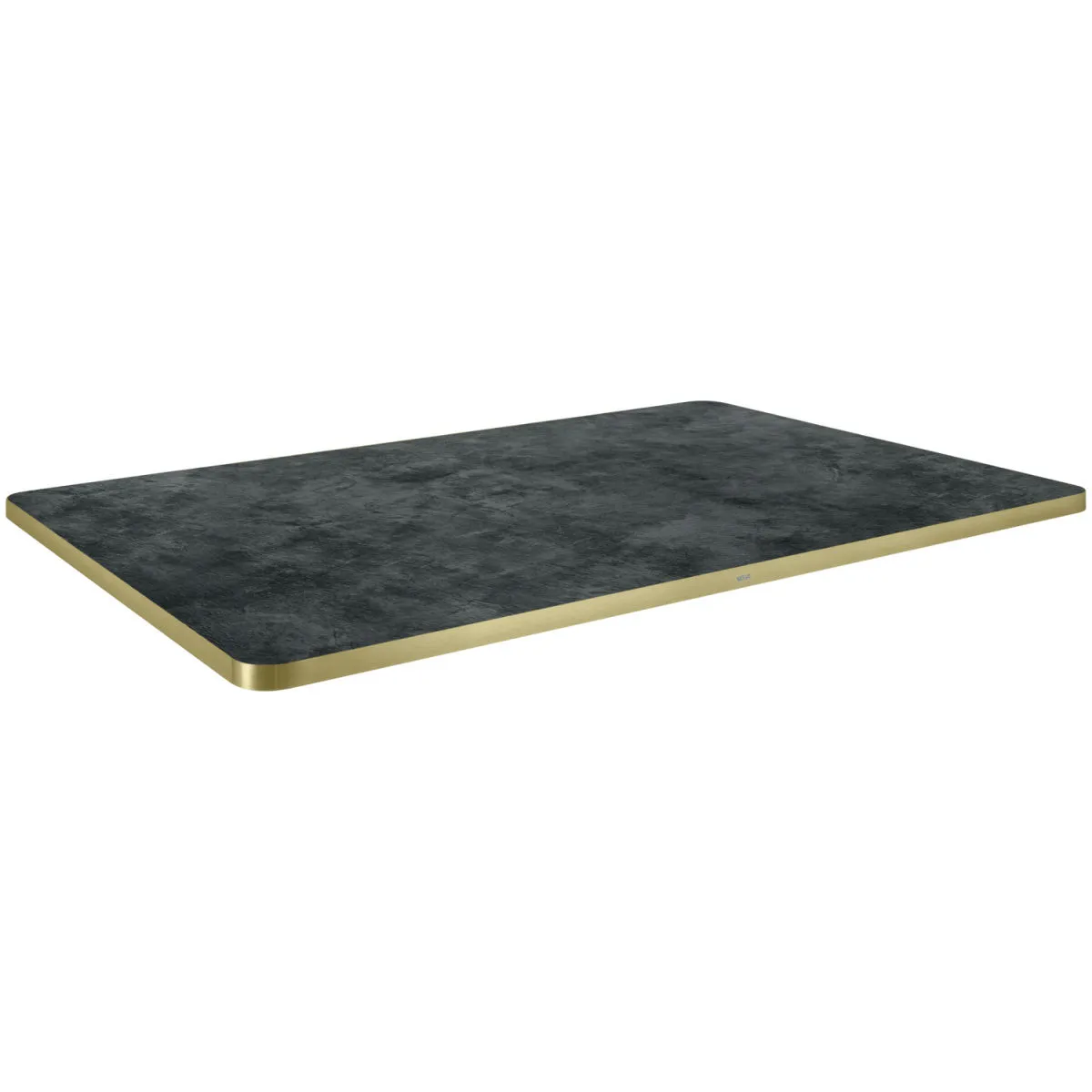 VEGA Piano per tavolo Marvani rettangolare; 120x80x2.5 cm (LxLxH); oro/nero; rettangolare - immagine 1