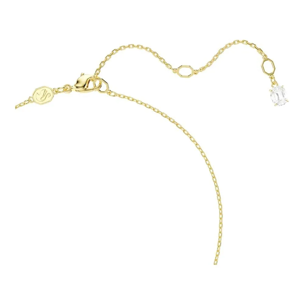 Swarovski Mesmera Collana, Gioiello Versatile per Occasioni Speciali con Zirconia, Forma a Cuore, Chiusura a Moschettone, Placcatura in Tonalità Oro, 38-45 cm, 0,9 x 1,6 cm - immagine 4