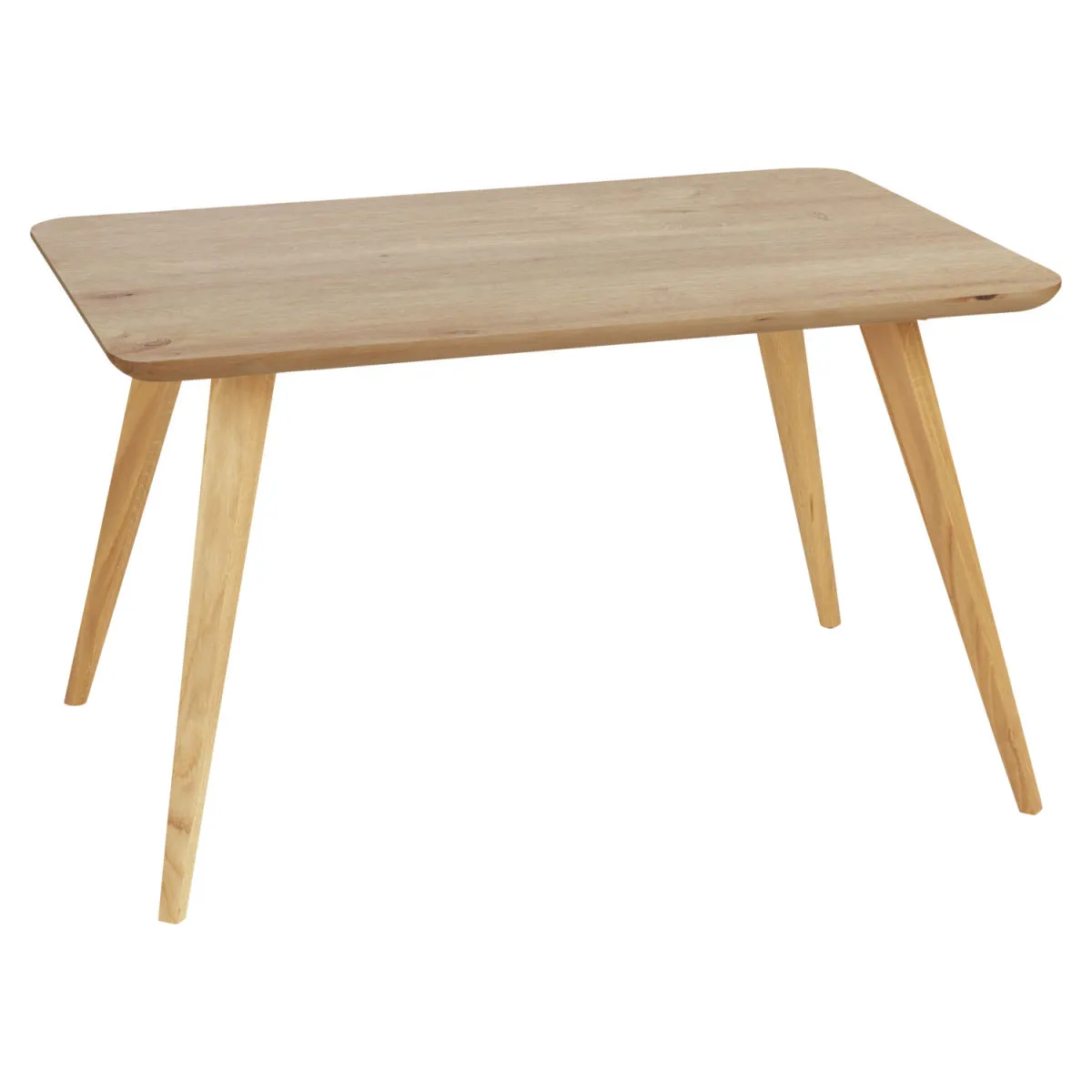 VEGA Tavolino Duneo rovere naturale; 80x55x45 cm (LxLxH); Piano tavolo quercia/naturale, struttura quercia/naturale; rettangolare - immagine 1