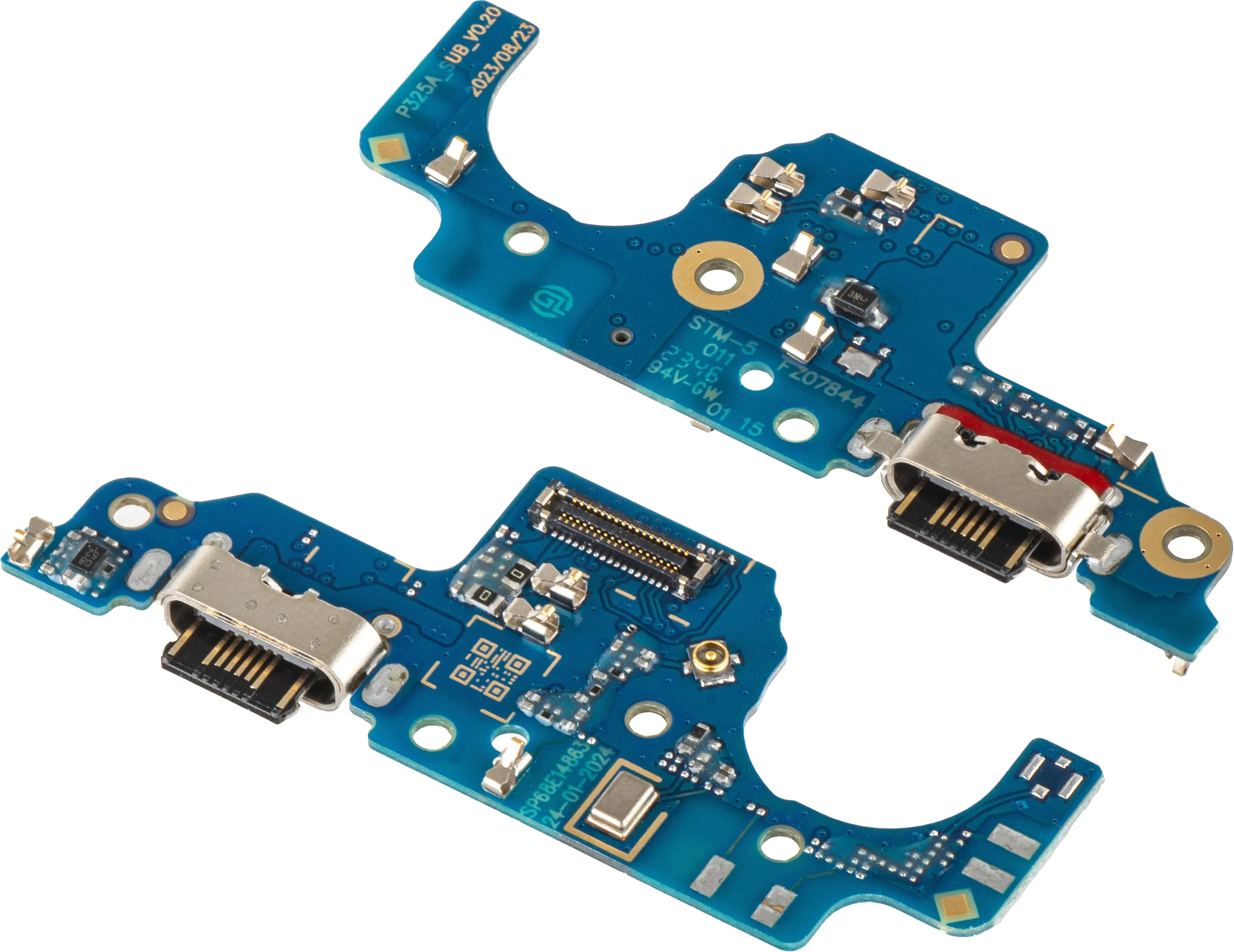 Scheda con Connettore di Ricarica - Microfono Motorola Moto G24 Power / G24 - immagine 1