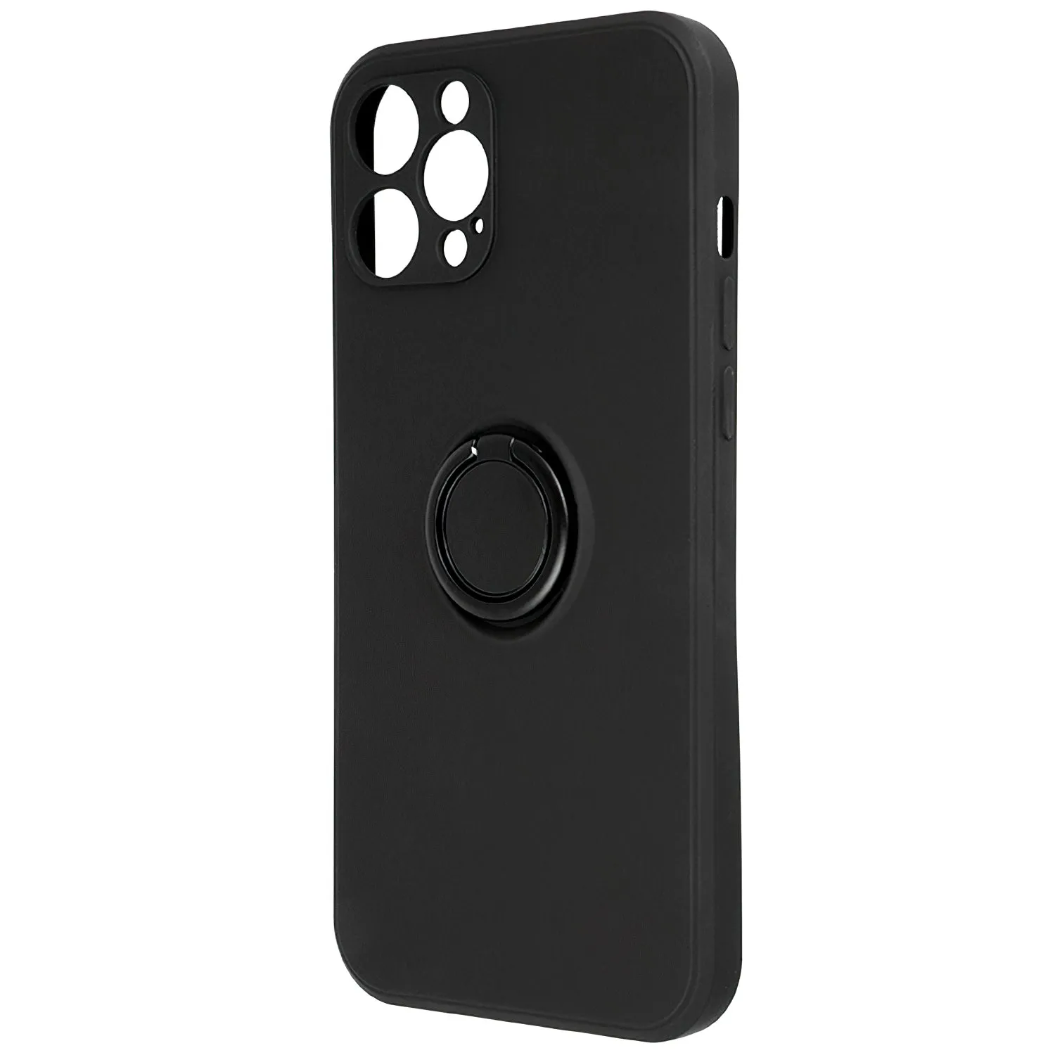 Custodia per Xiaomi Poco M6 / Redmi 13C 5G, OEM, Finger Grip, Nera - immagine 1