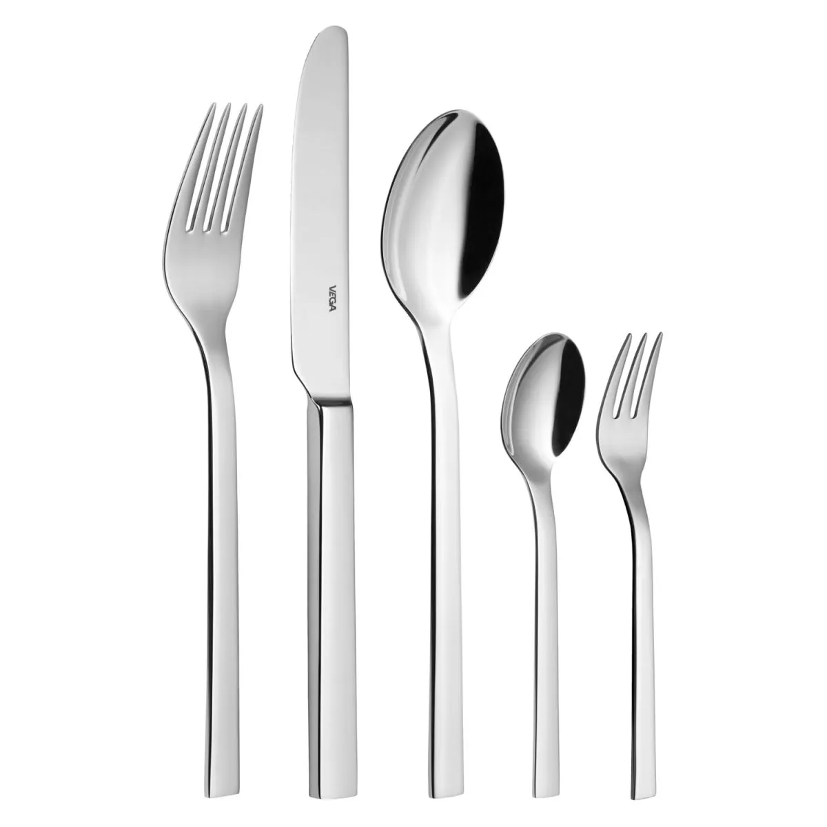 VEGA Set posate Native 30 pezzi; argento - immagine 1