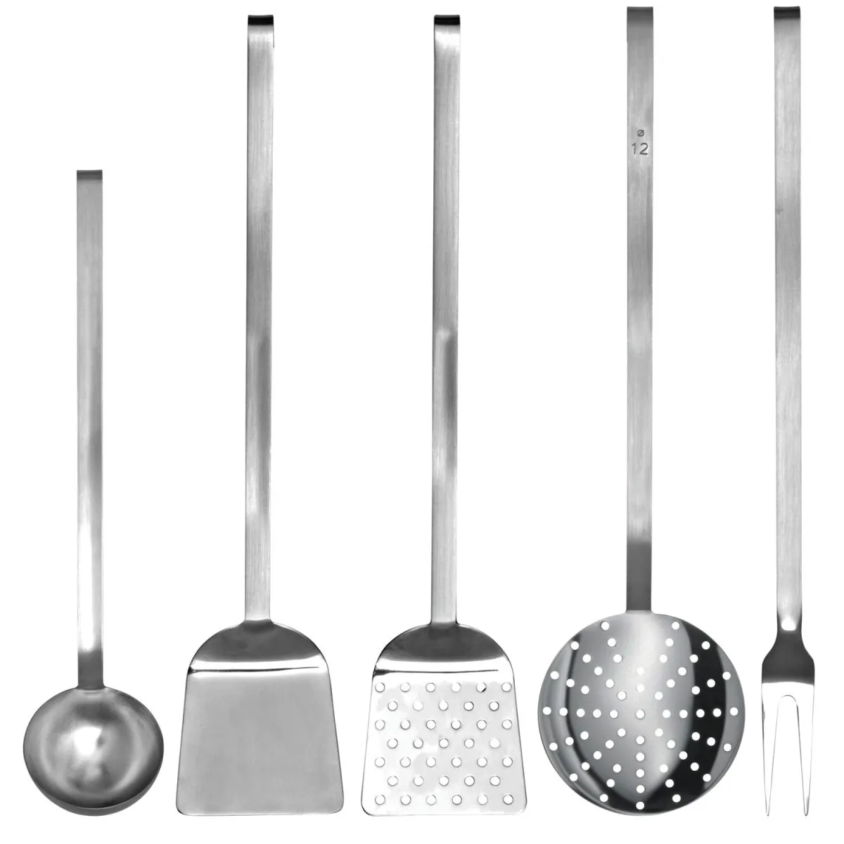 PULSIVA Set utensili da cucina 5 pezzi; 46.5 cm (L); argento - immagine 1