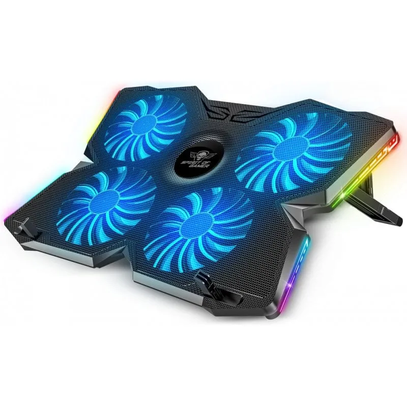 Spirit of Gamer AIRBLADE 500 base di raffreddamento per laptop 40,6 cm (16") 1200 Giri/min Nero - immagine 1