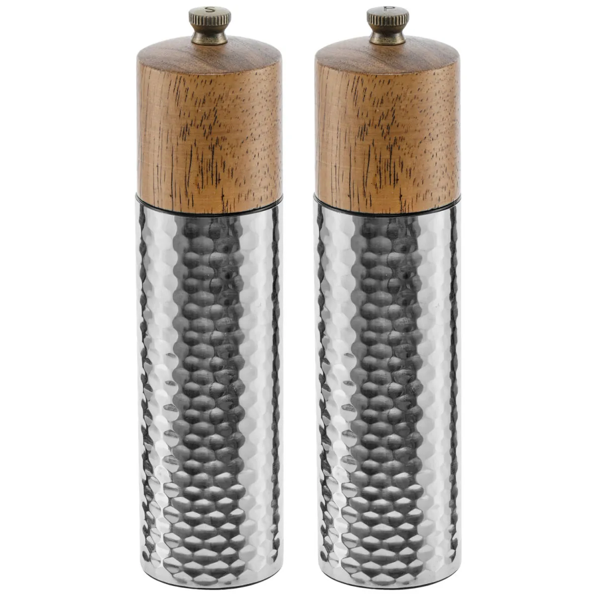 VEGA Set macinapepe e macinasale Omea; 4.8x19.4 cm (ØxH); argento - immagine 1