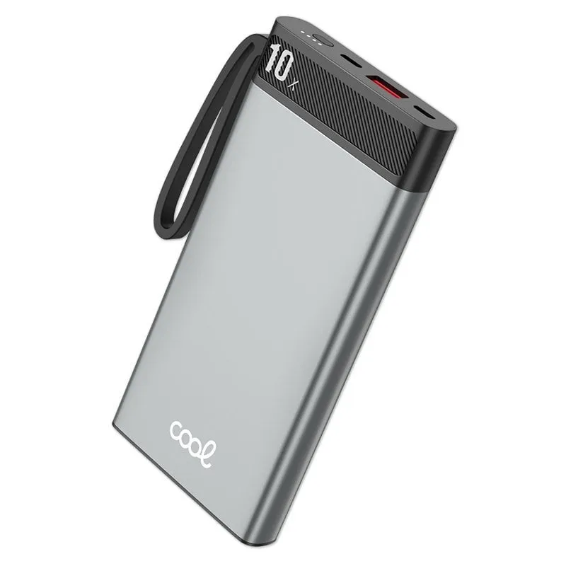 Fantastica batteria Power Bank 10.000 mAh 3A / 20W PD Argento - immagine 1