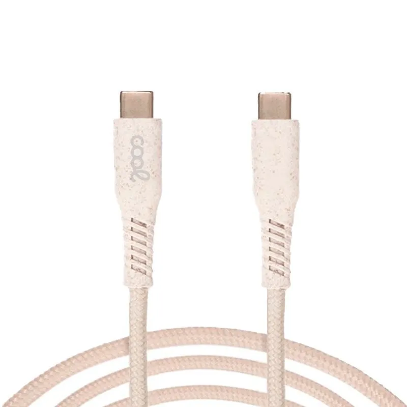 Cavo Cool ECO USB da tipo C a tipo C da 1,5 m rosa - immagine 1