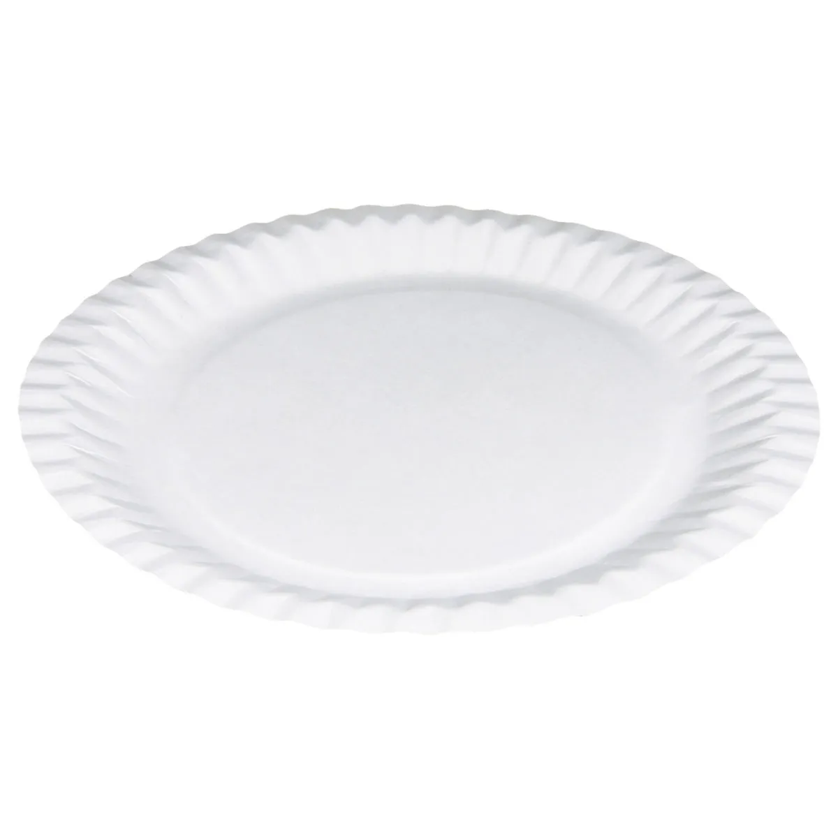 100x WIMEX Piatto in carta monouso Party rotondo; 23 cm (Ø); bianco; rotonda; 100 pz. / Pacco - immagine 1