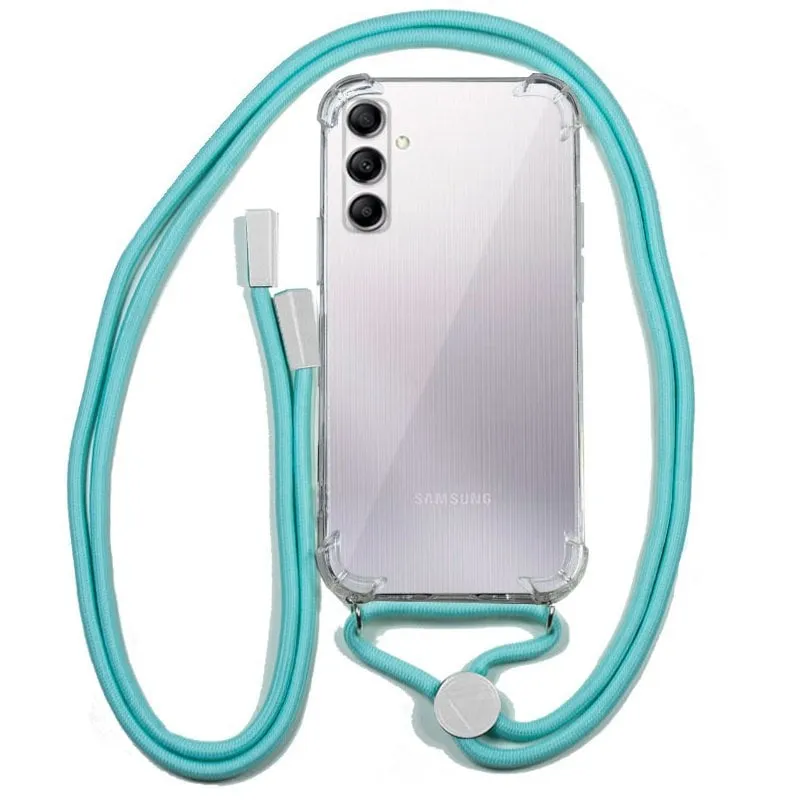 Fantastica custodia con cordino azzurro per Samsung Galaxy A14/A14 5G - immagine 1