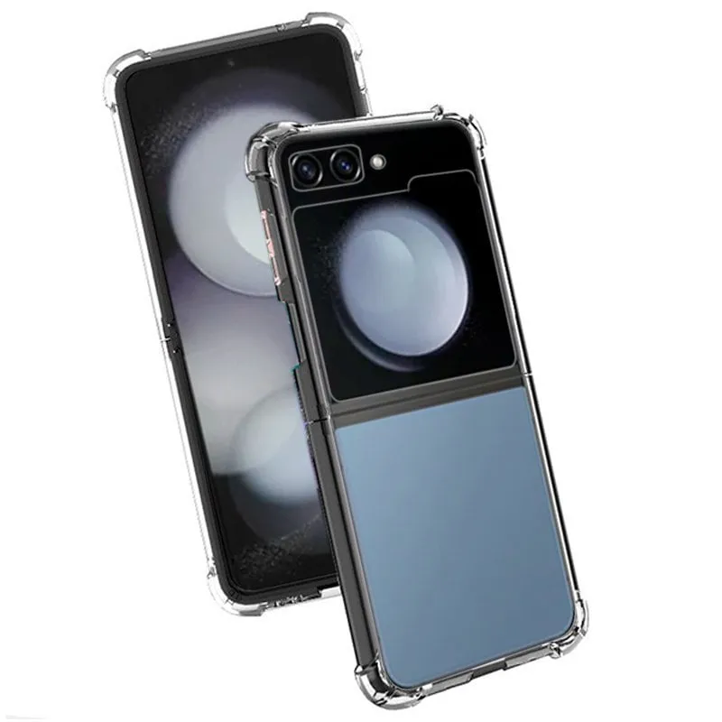 Fantastica custodia antishock trasparente per Samsung Galaxy Z Flip 5 - immagine 1
