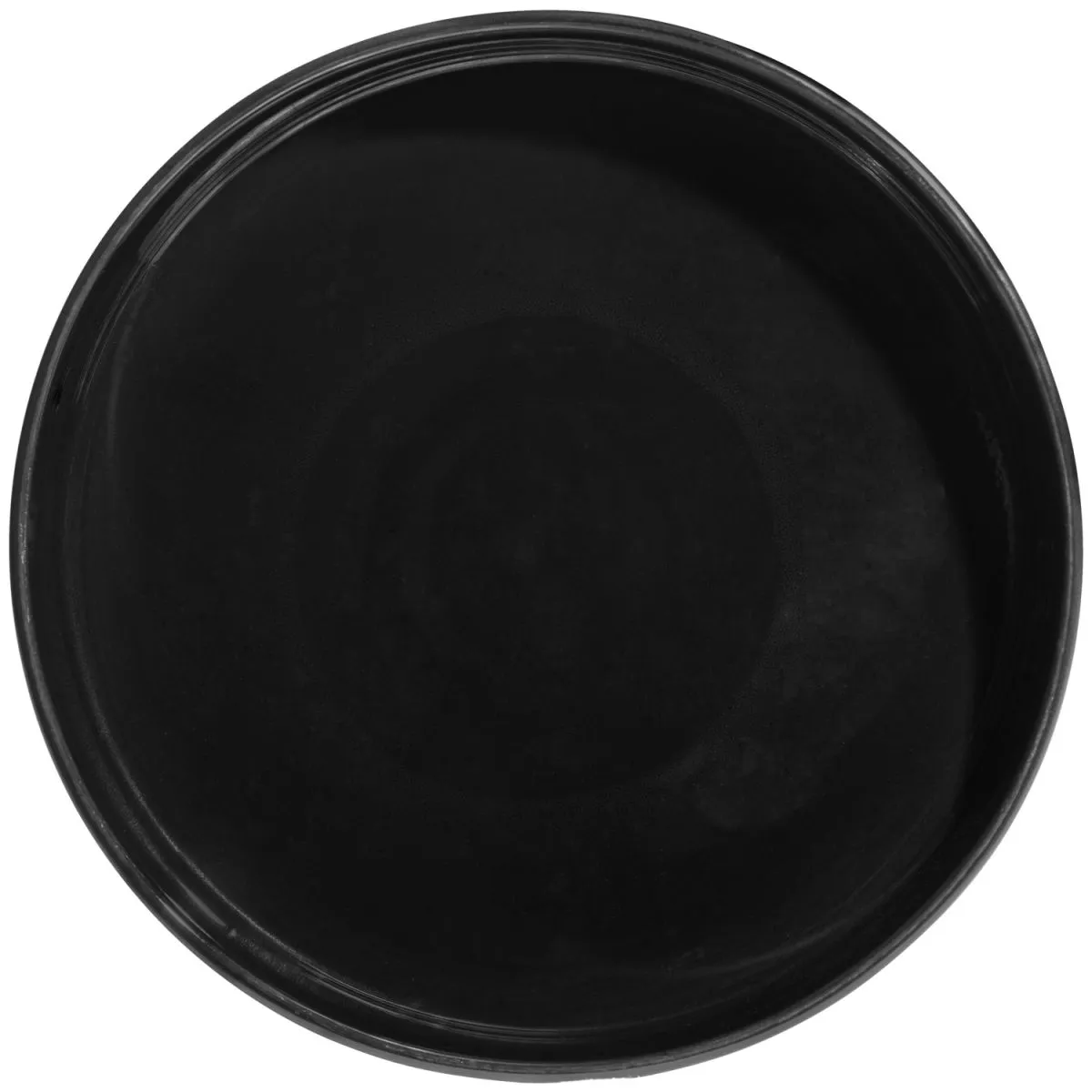 4x VEGA Piatto Skady con bordo alto; 1250 ml, 26x4.5 cm (ØxH); nero; rotonda; 4 pz. / Pacco - immagine 1