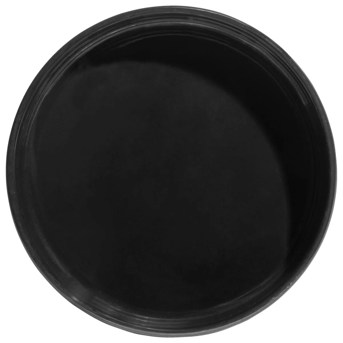 4x VEGA Piatto Skady con bordo alto; 250 ml, 13.5x3 cm (ØxH); nero; rotonda; 4 pz. / Pacco - immagine 1