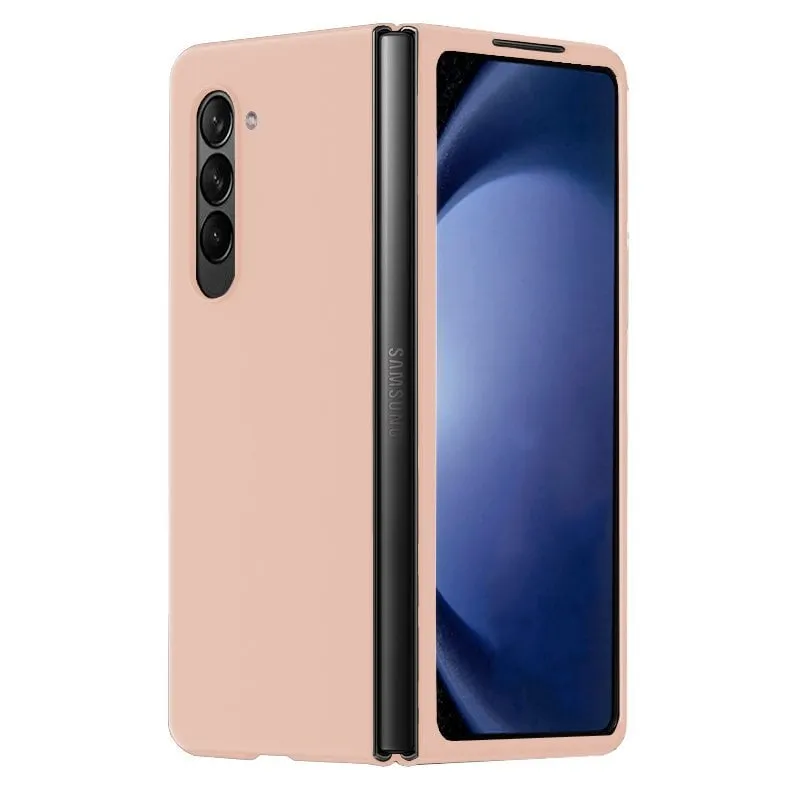 Custodia pieghevole rosa freddo per Samsung Galaxy Z Fold 5 - immagine 1