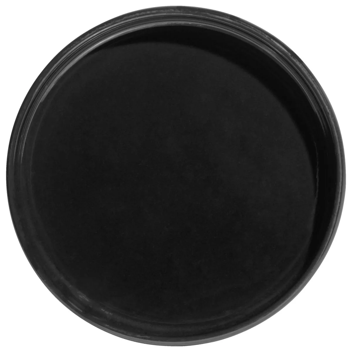 4x VEGA Piatto Skady con bordo basso; 13.5x2 cm (ØxH); nero; rotonda; 4 pz. / Pacco - immagine 1
