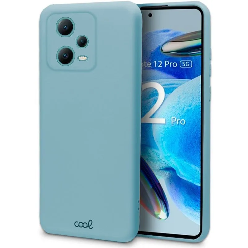 Custodia Cover blu chiaro per Xiaomi Redmi Note 12 Pro 5G - immagine 1
