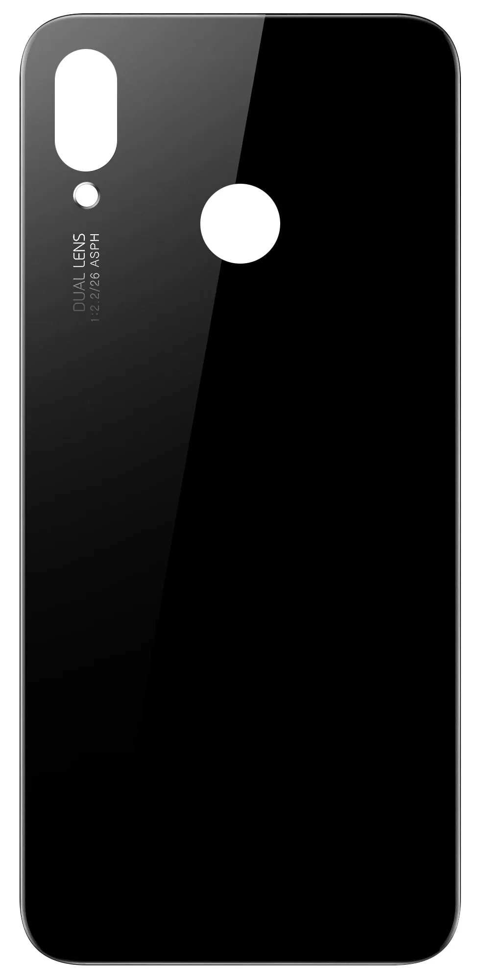 Copertura Batteria compatibile con Huawei P20 Lite, Nero - immagine 1