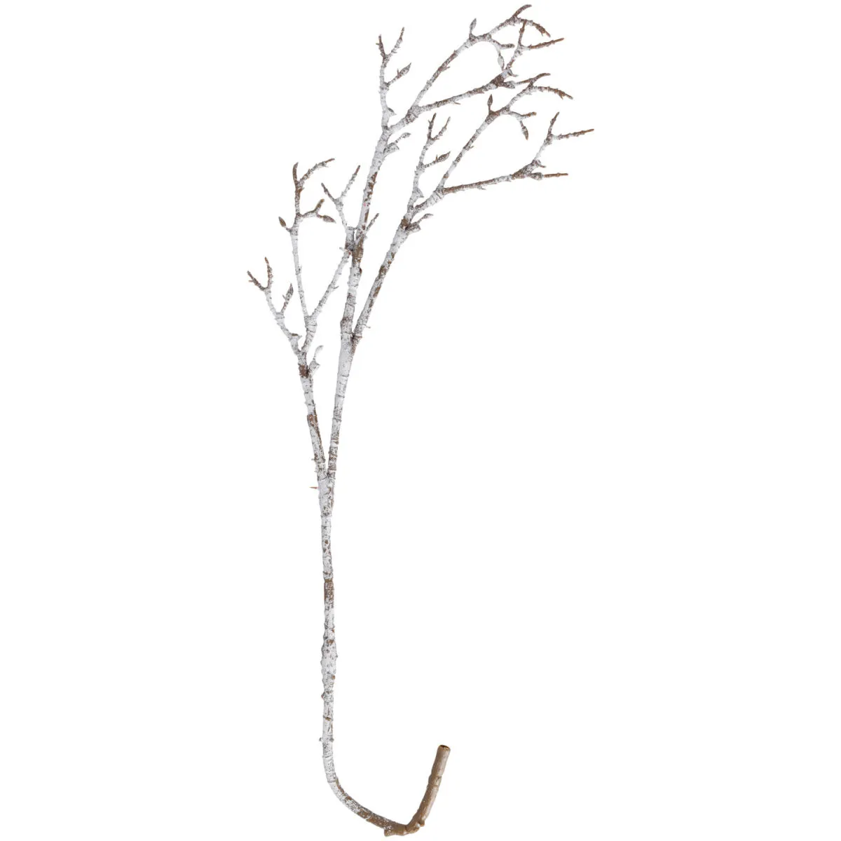 2x Ramo decorativo Pegah; 25x80 cm (LxH); marrone/bianco; 2 pz. / Pacco - immagine 1