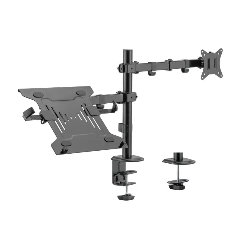 AISENS DTL32TSR-193 supporto da tavolo per Tv a schermo piatto 81,3 cm (32") Nero Scrivania - immagine 1
