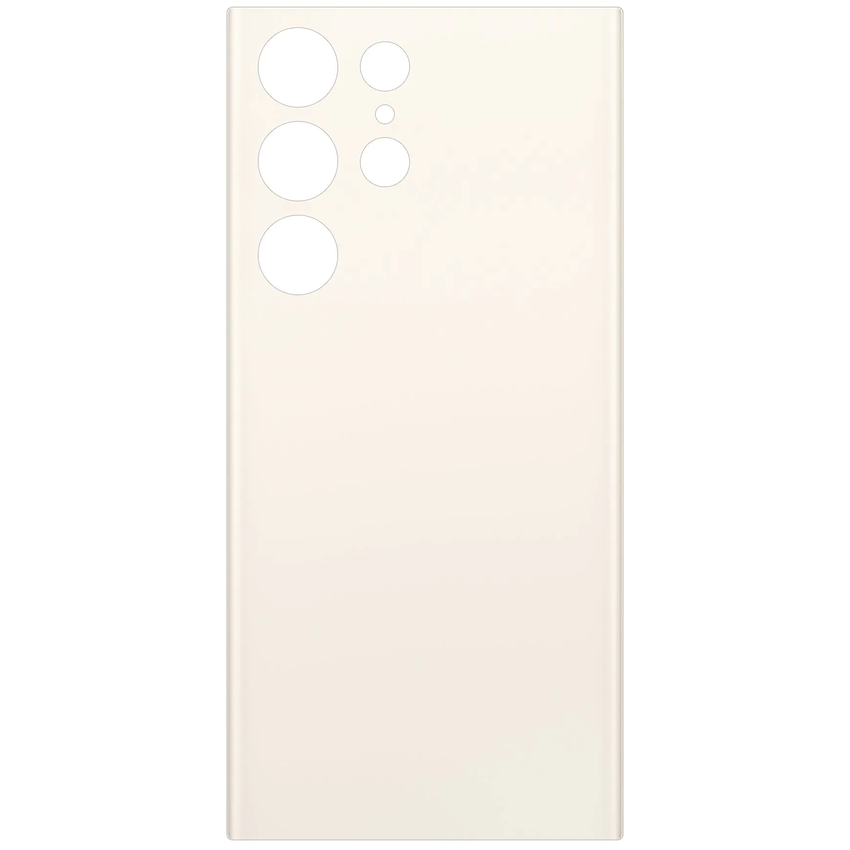 Copertura Batteria compatibile con Samsung Galaxy S23 Ultra S918, Bianco - immagine 1