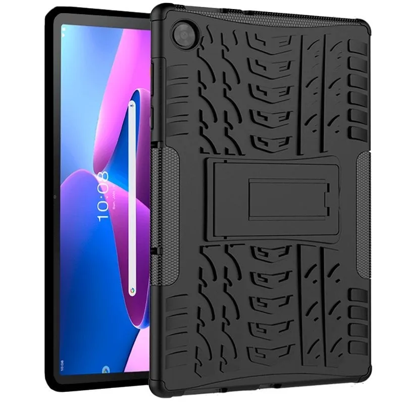 Custodia rigida nera fresca per Lenovo Tab M10 Plus Gen 3 - immagine 1