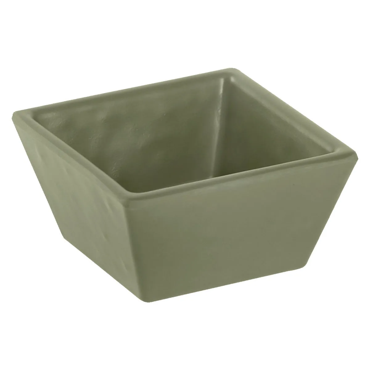6x VEGA Ciotola monoporzione Fiora; 40 ml, 5.6x5.6x2.8 cm (LxLxH); verde oliva; rettangolare; 6 pz. / Pacco - immagine 1