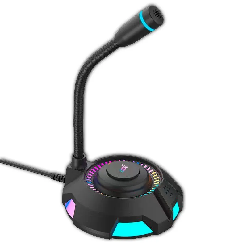 Fantastico microfono da gioco USB LED RGB - immagine 1