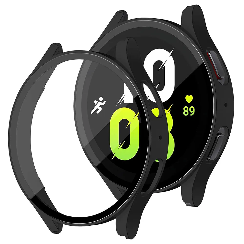 Custodia Techsuit Defense360 Pro per Samsung Galaxy Watch6 / Watch5 / Watch4 Serie 40mm, Nera - immagine 1