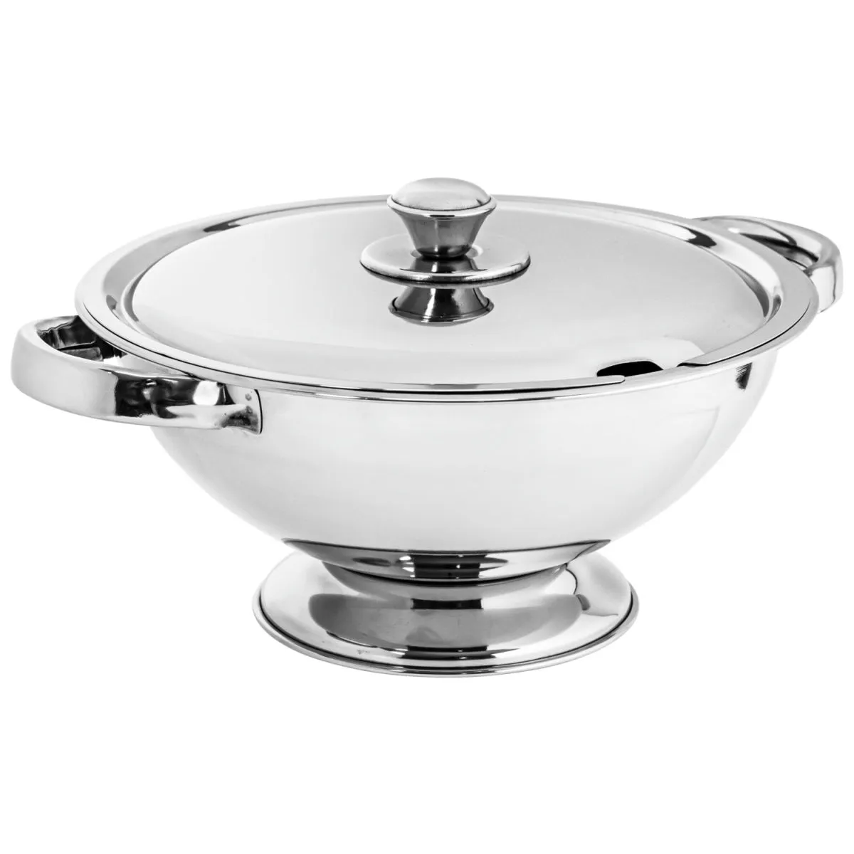 PULSIVA Zuppiera Tacet; 2000 ml, 24x11 cm (ØxH); argento - immagine 1
