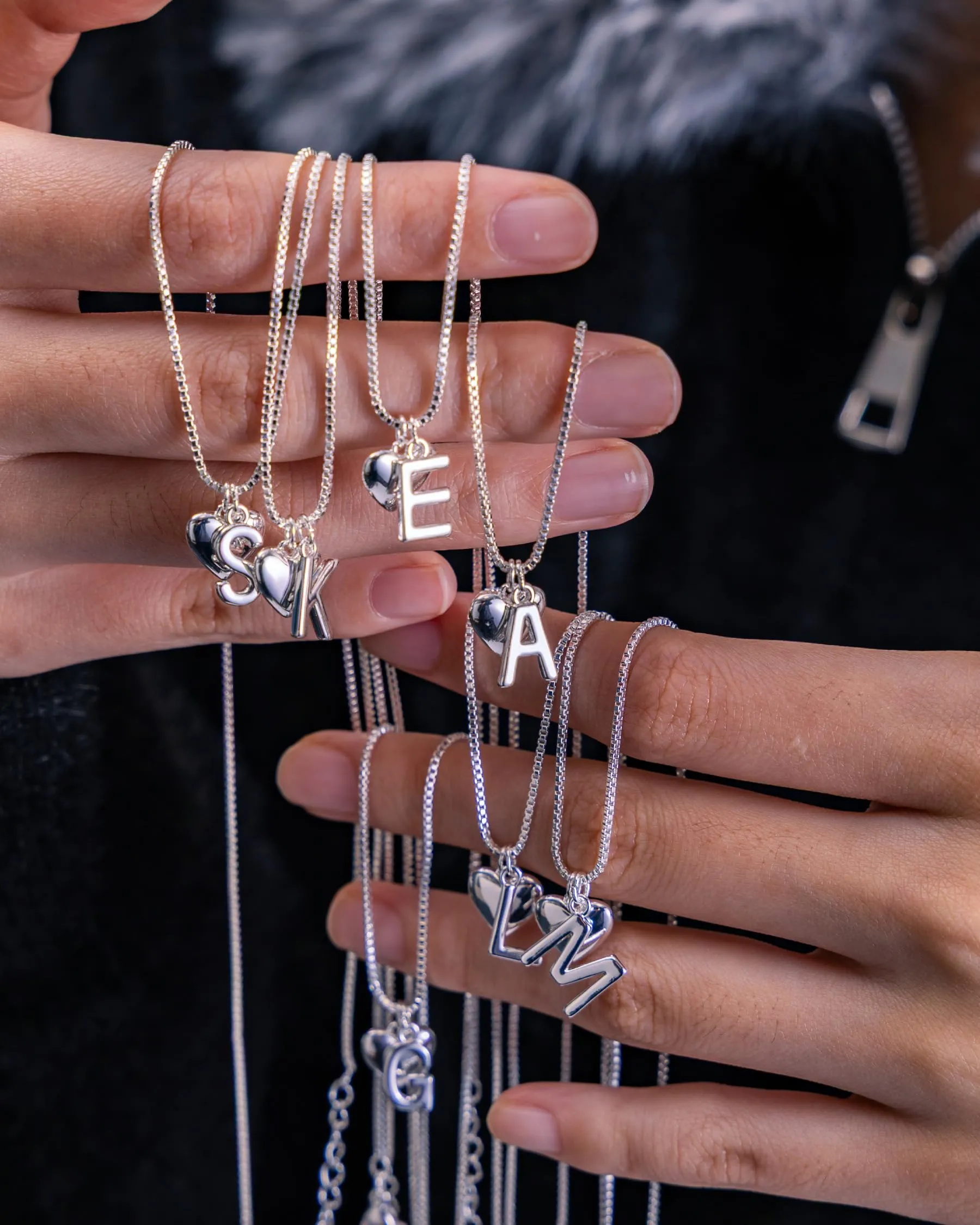 Asdecy Collana Cuore Iniziale Z Personalizzata Von Con Nome Argento 925 Donna Anallergici Senza Nichel Natale Gioielli Regalo San Valentino Donne - immagine 8