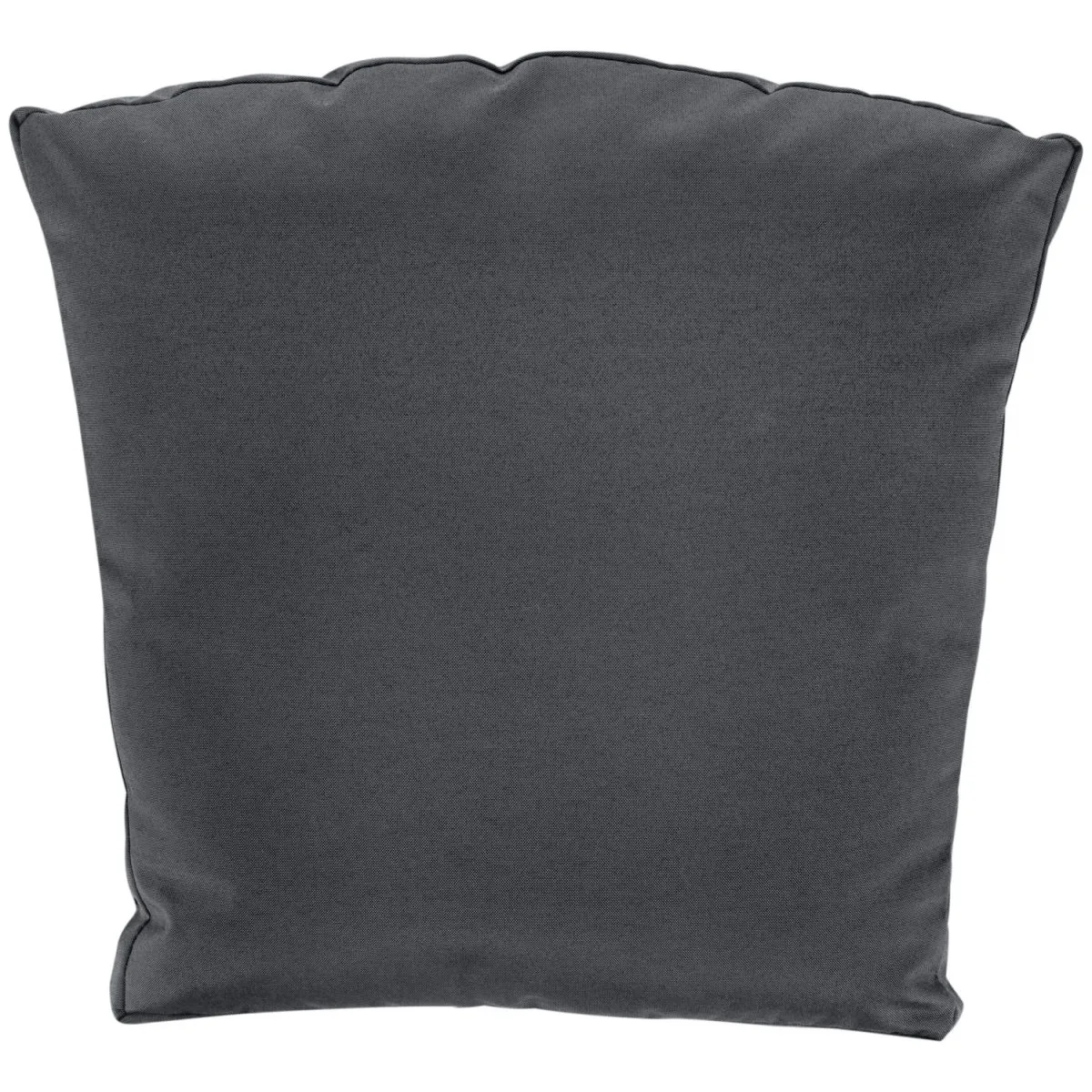 2x VEGA Cuscino per schienale Esperia; 50x12x45 cm (LxLxH); antracite; tinta unita, conica; 2 pz. / Pacco - immagine 1