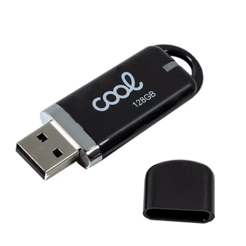 Chiavetta USB Cool Cover USB 2.0 128GB Nera - immagine 1