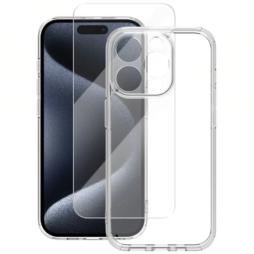 Custodia per Apple iPhone 16 Pro Max, Vmax, Premium, Trasparente - immagine 1