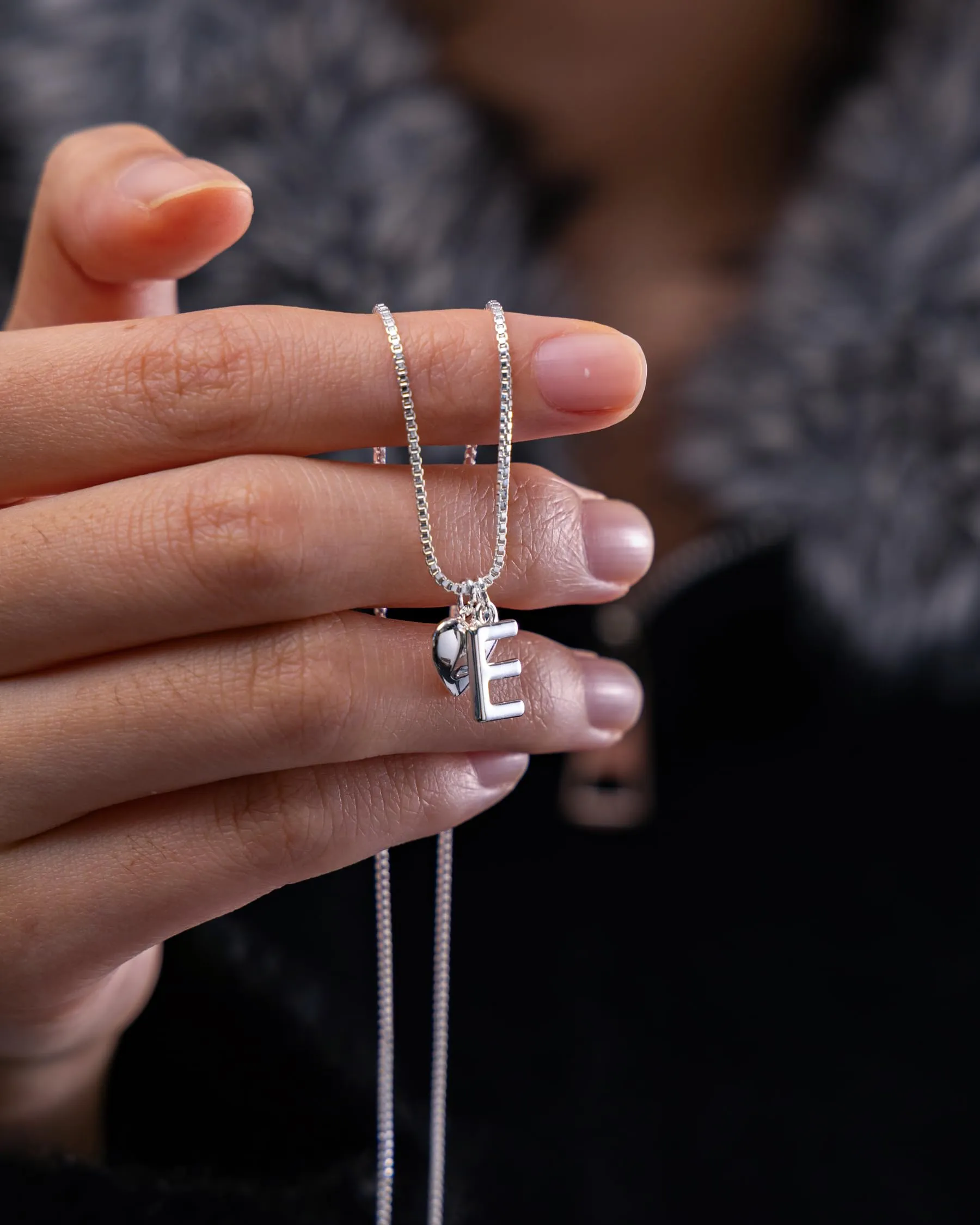 Asdecy Collana Cuore Iniziale E Personalizzata Von Con Nome Argento 925 Donna Anallergici Senza Nichel Natale Gioielli Regalo San Valentino Donne - immagine 5
