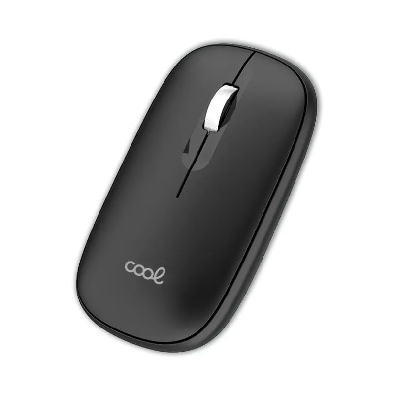 Fantastico mouse wireless sottile 2 in 1 (Bluetooth + adattatore USB) Nero - immagine 1