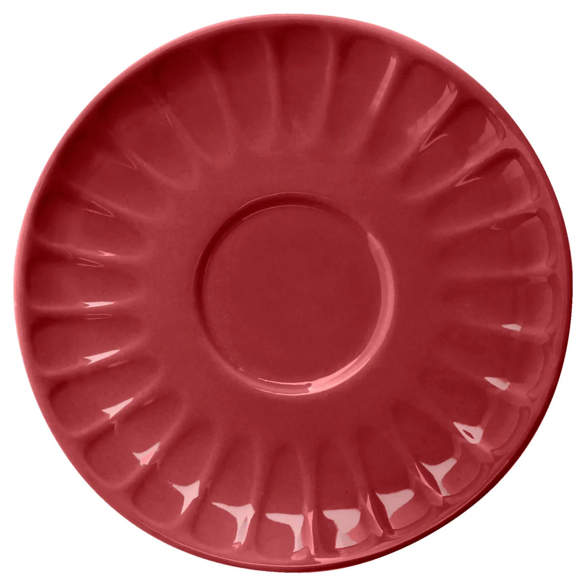 6x VEGA Piattino sottotazza combinabile Bel Colore; 14 cm (Ø); rosso; 6 pz. / Pacco - immagine 1