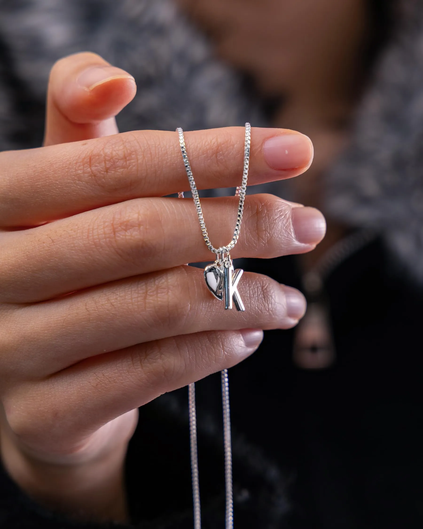 Asdecy Collana Cuore Iniziale W Personalizzata Von Con Nome Argento 925 Donna Anallergici Senza Nichel Natale Gioielli Regalo San Valentino Donne - immagine 6