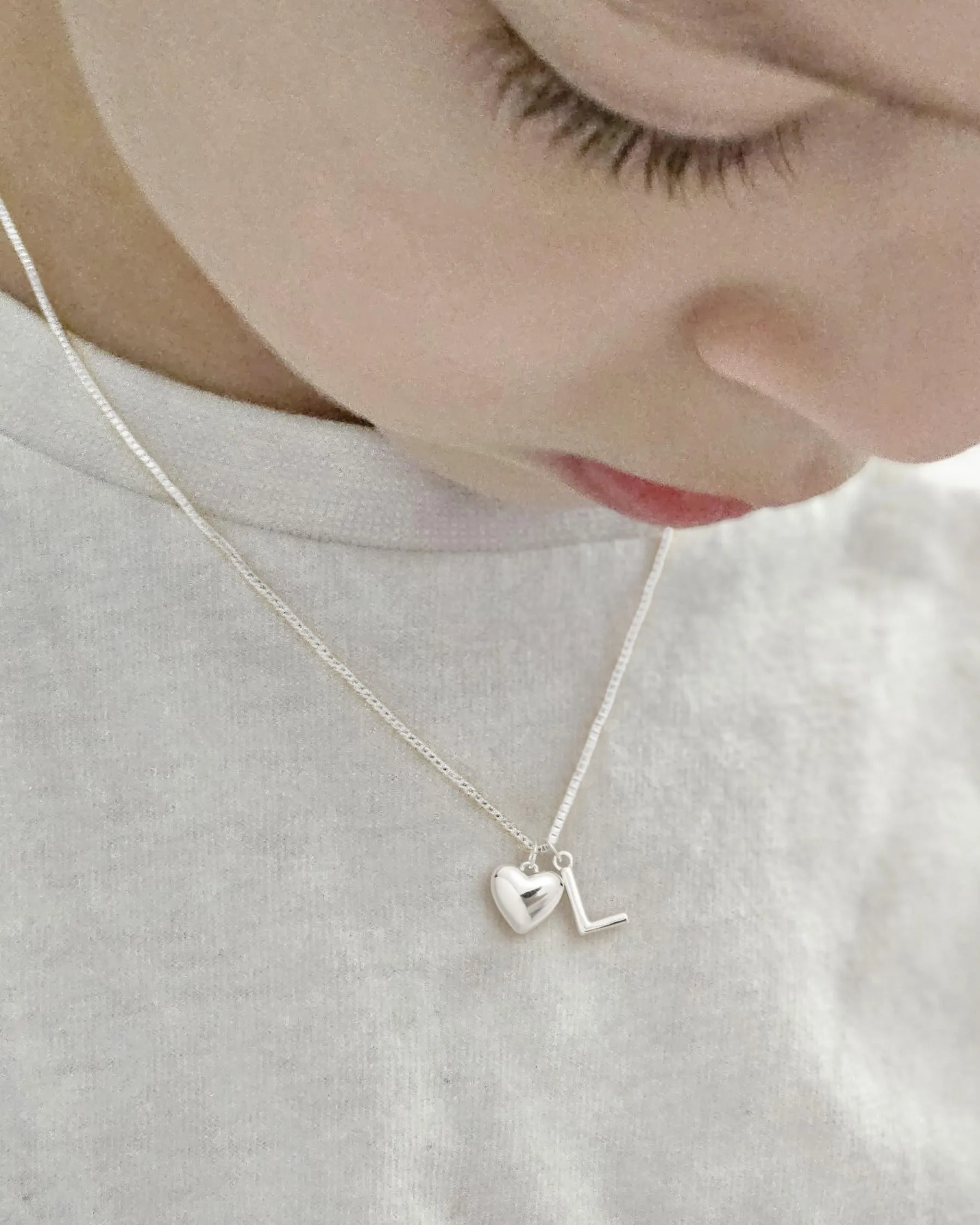 Asdecy Collana Cuore Iniziale H Personalizzata Von Con Nome Argento 925 Donna Anallergici Senza Nichel Natale Gioielli Regalo San Valentino Donne - immagine 4