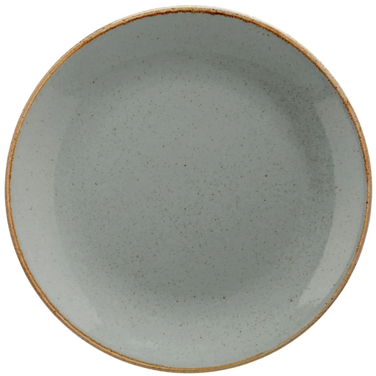 6x VEGA Piatto Sidina piano; 20 cm (Ø); grigio; rotonda; 6 pz. / Pacco - immagine 1
