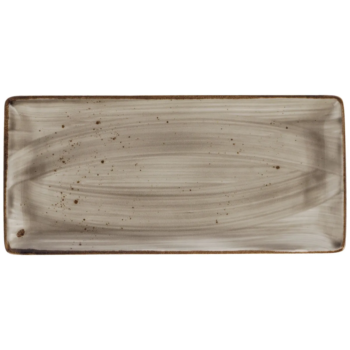 3x VEGA Piatto Nebro rettangolare; 33.5x16x2.1 cm (LxLxH); grigio; 3 pz. / Pacco - immagine 1