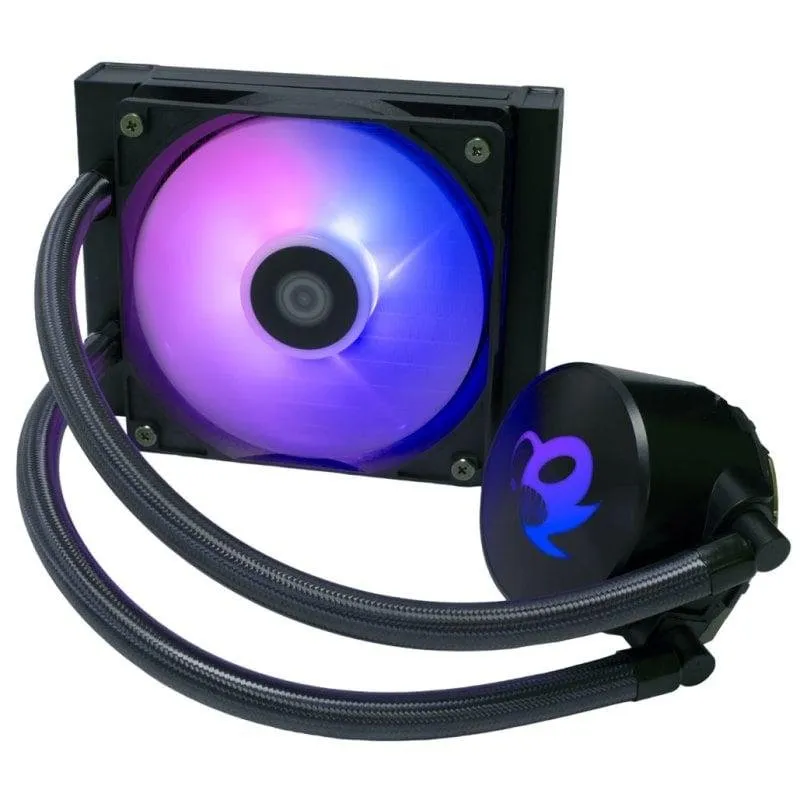 Refrigerazione Liquida Deep Gaming DeepRunny 120mm 1 Ventola ARGB Nera - immagine 1