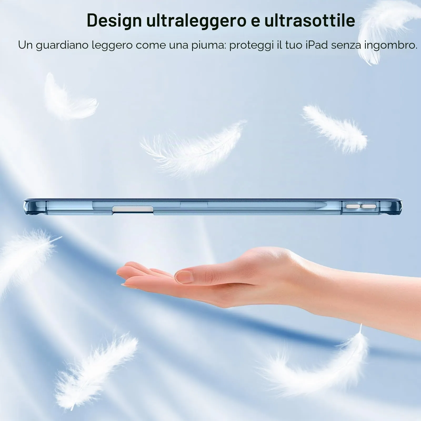 MoKo Cover per iPad Air 13 Pollici Case (M4/M3/M2) con Portapenna - immagine 8