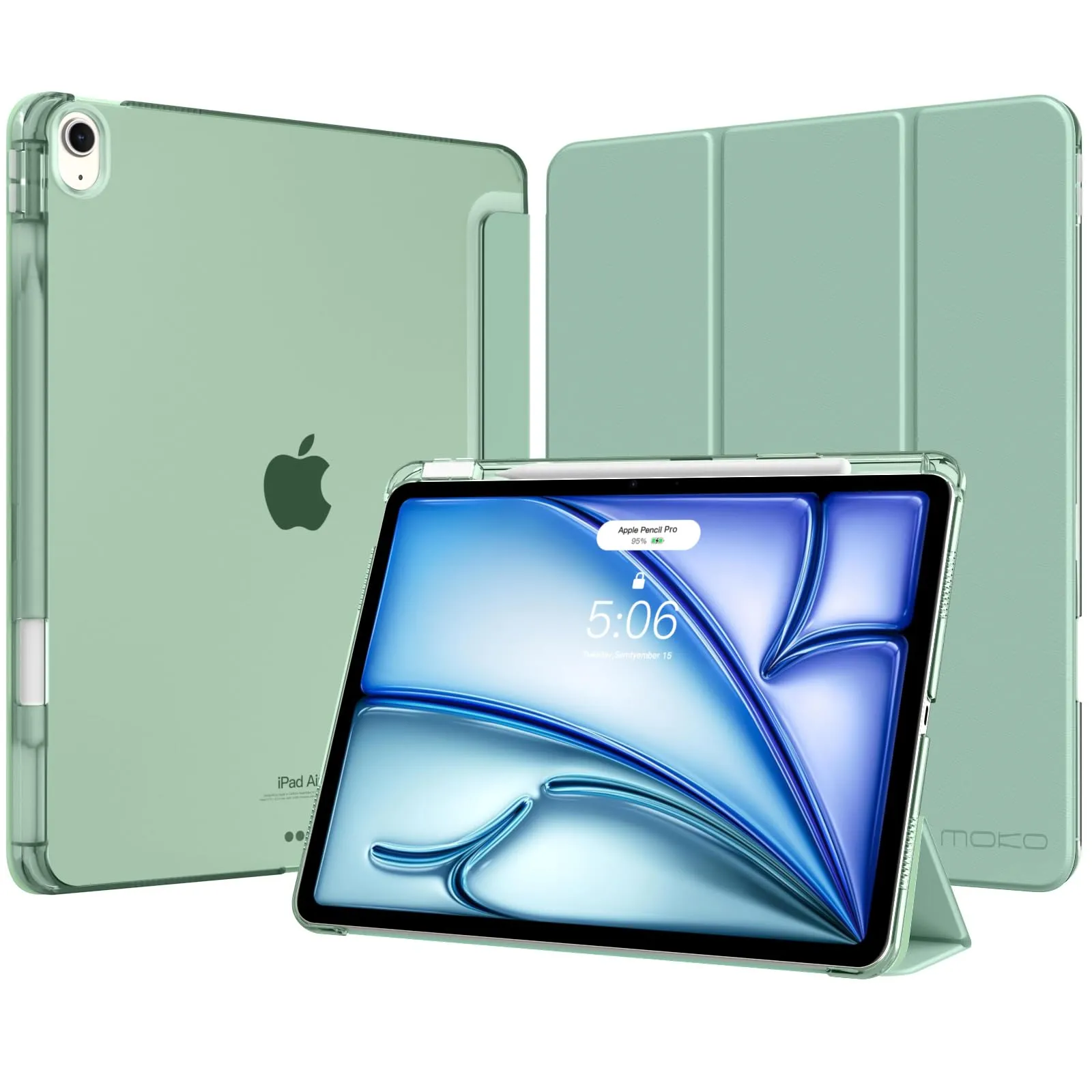 MoKo Cover per iPad Air 13 Pollici Case (M4/M3/M2) con Portapenna - immagine 1