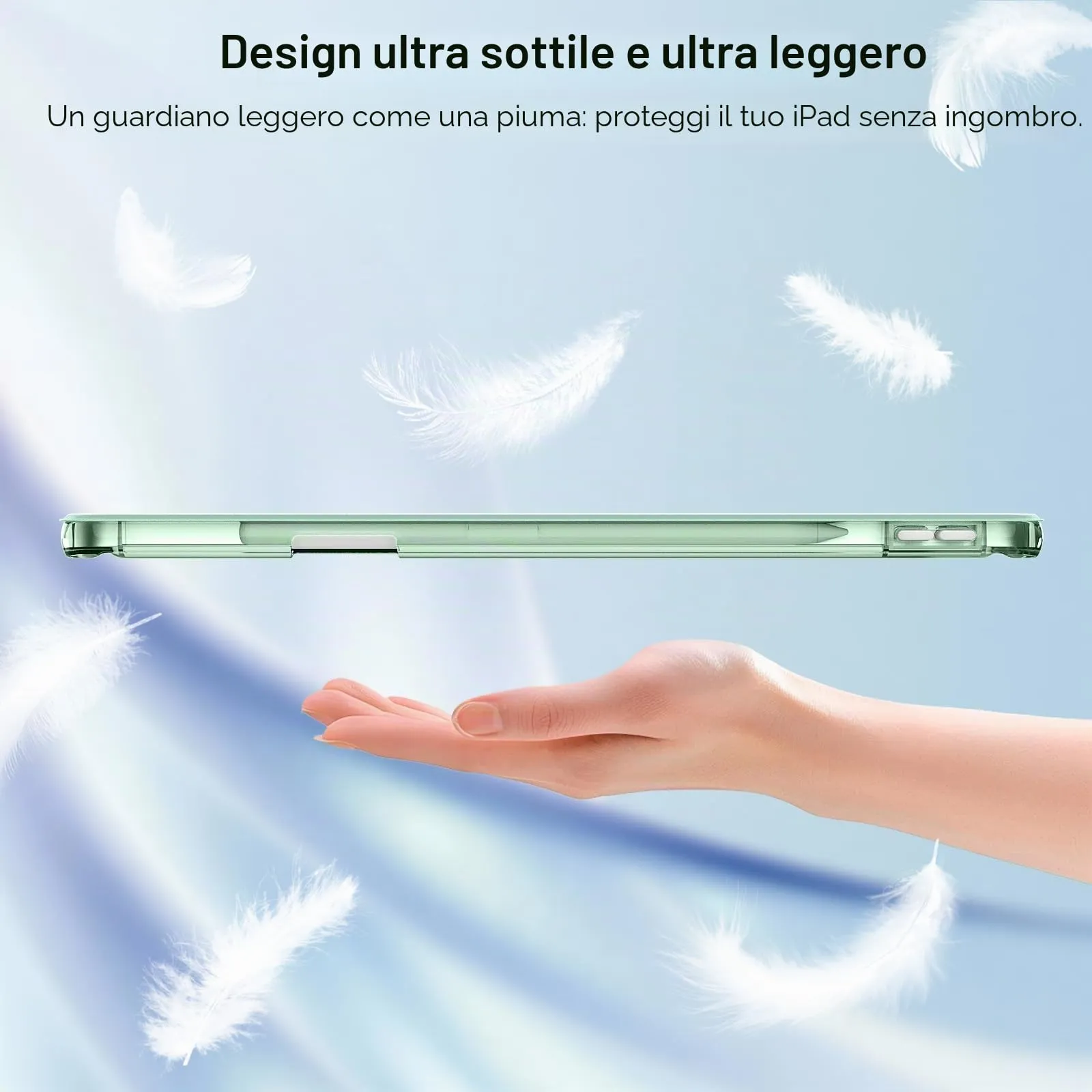 MoKo Cover per iPad Air 13 Pollici Case (M4/M3/M2) con Portapenna - immagine 8