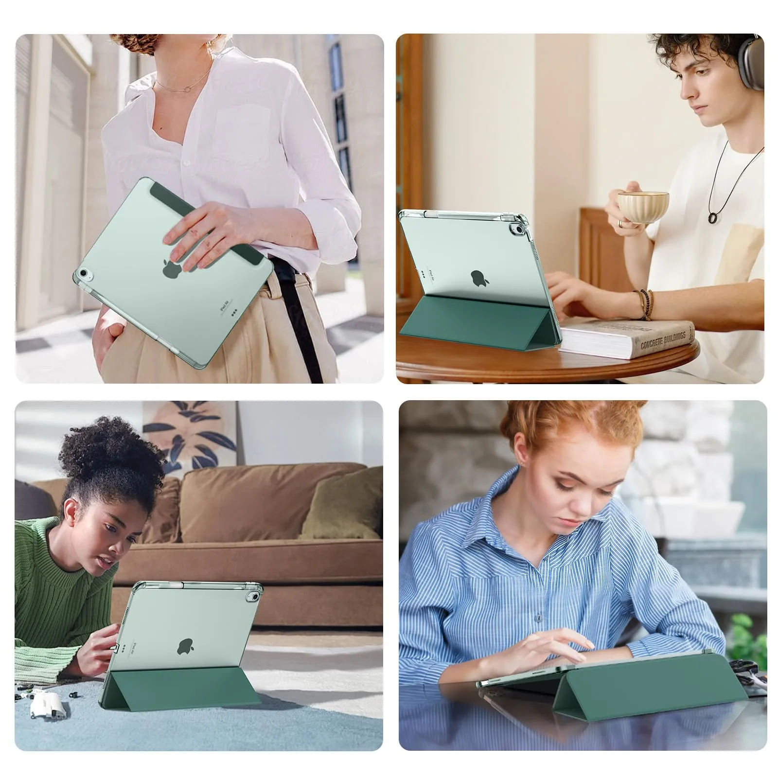 MoKo Cover per iPad Air 13 Pollici Case (M4/M3/M2) con Portapenna - immagine 9