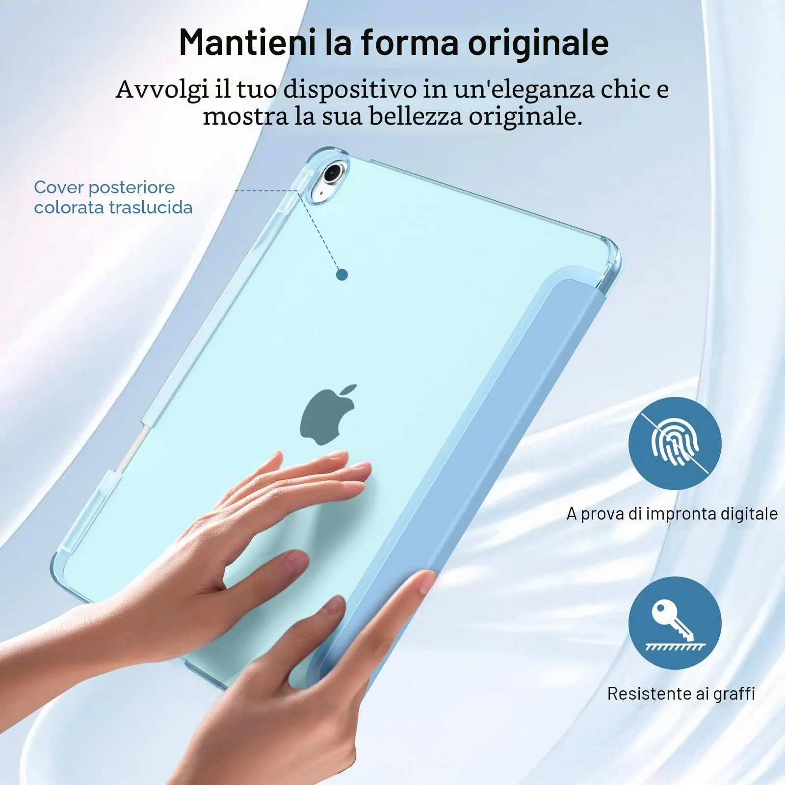 MoKo Cover per iPad Air 13 Pollici Case (M4/M3/M2) con Portapenna - immagine 6