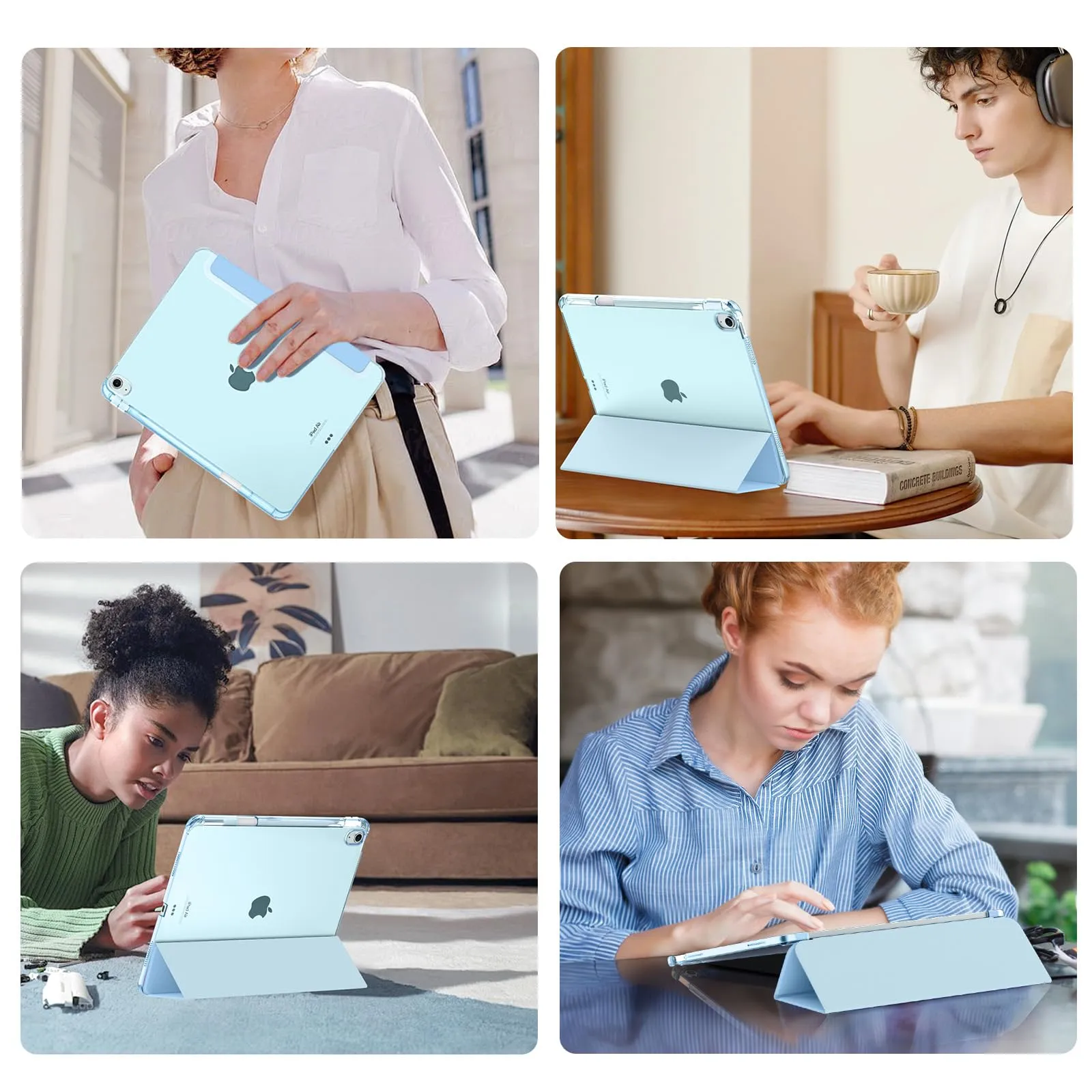 MoKo Cover per iPad Air 13 Pollici Case (M4/M3/M2) con Portapenna - immagine 9