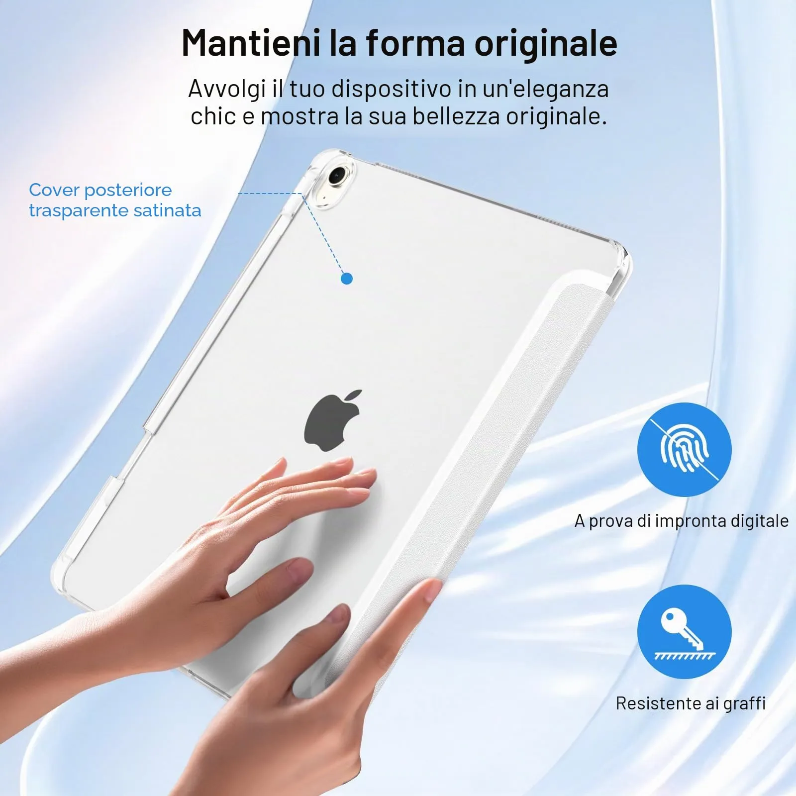 MoKo Cover per iPad Air 13 Pollici Case (M4/M3/M2) con Portapenna - immagine 7