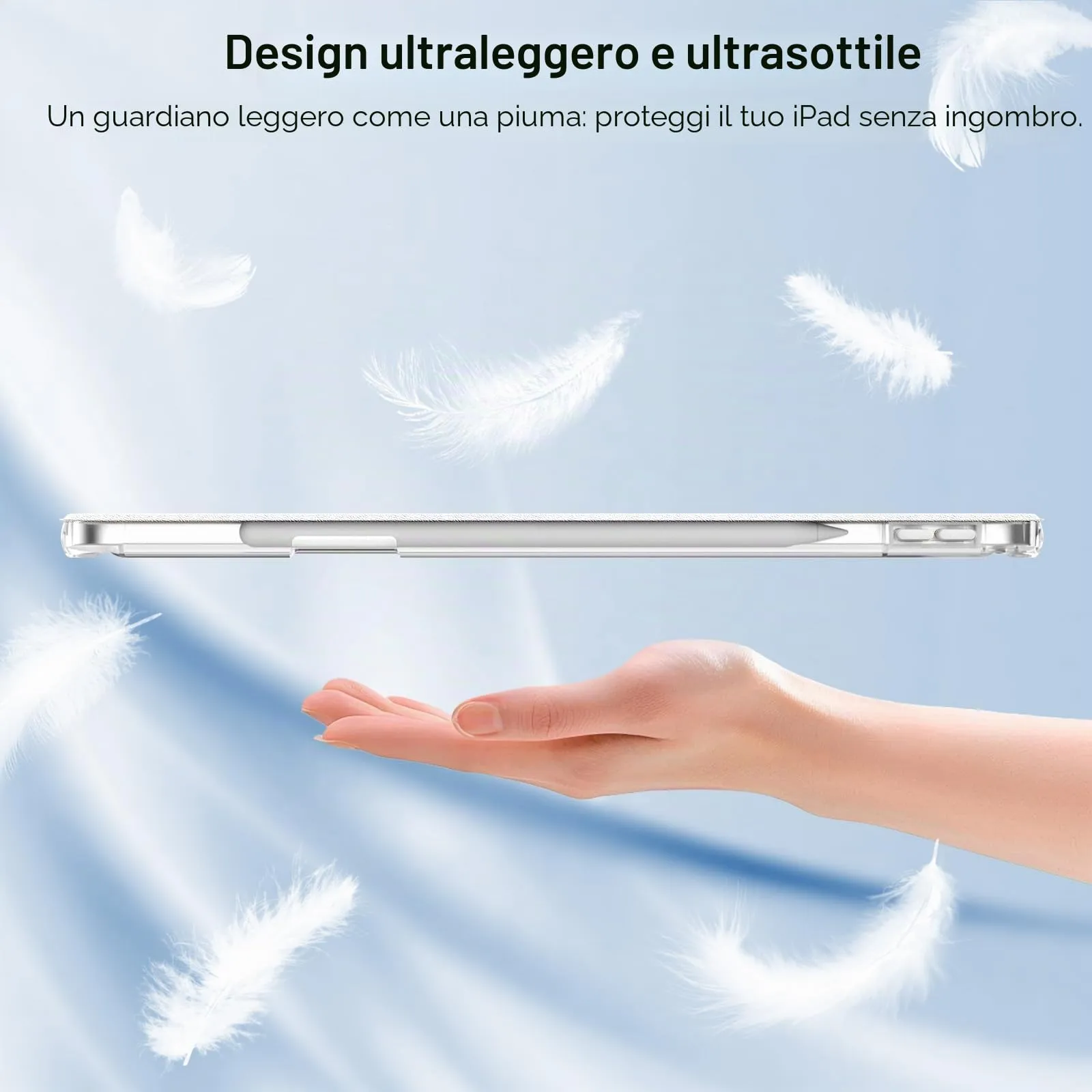MoKo Cover per iPad Air 13 Pollici Case (M4/M3/M2) con Portapenna - immagine 8
