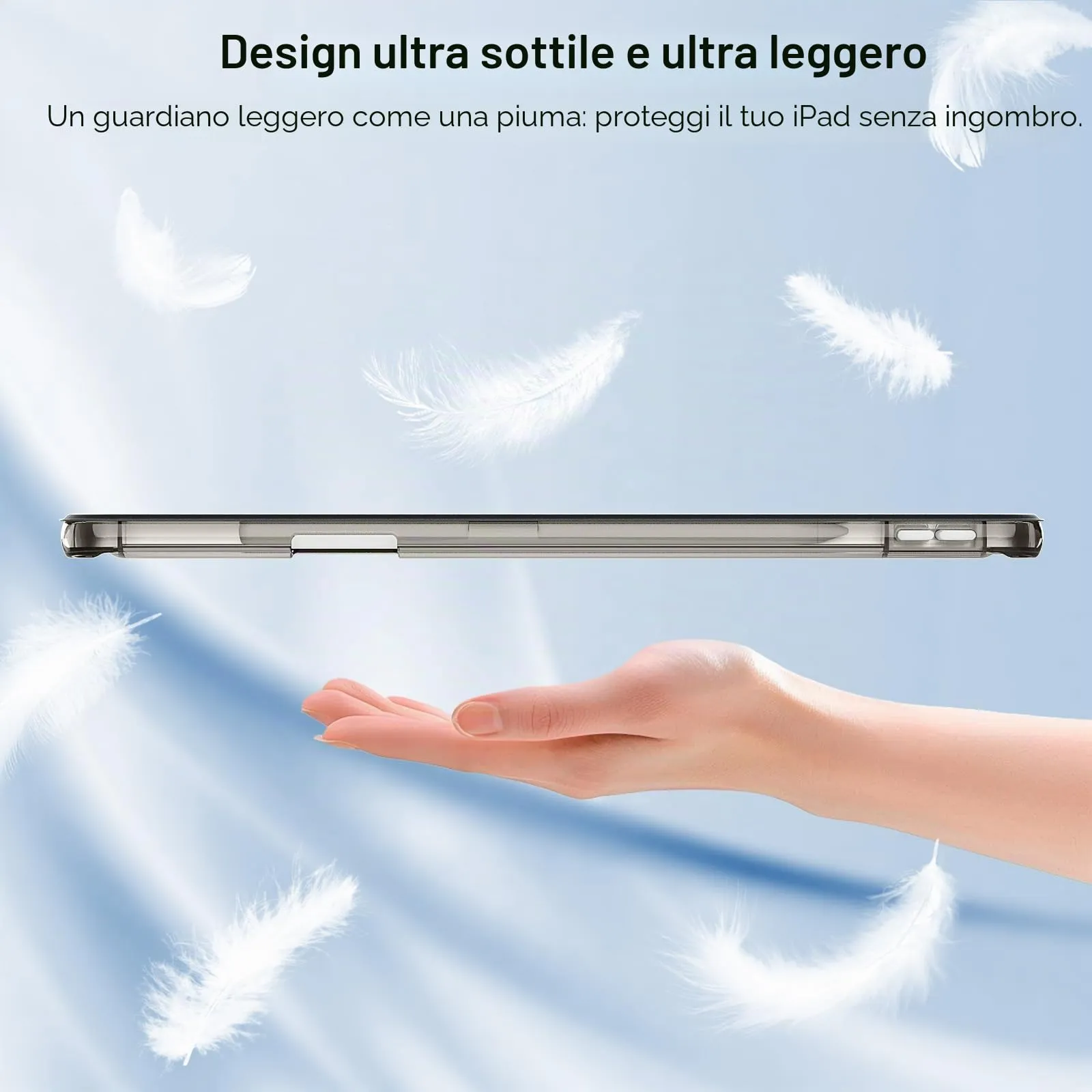 MoKo Cover per iPad Air 13 Pollici Case (M4/M3/M2) con Portapenna - immagine 8